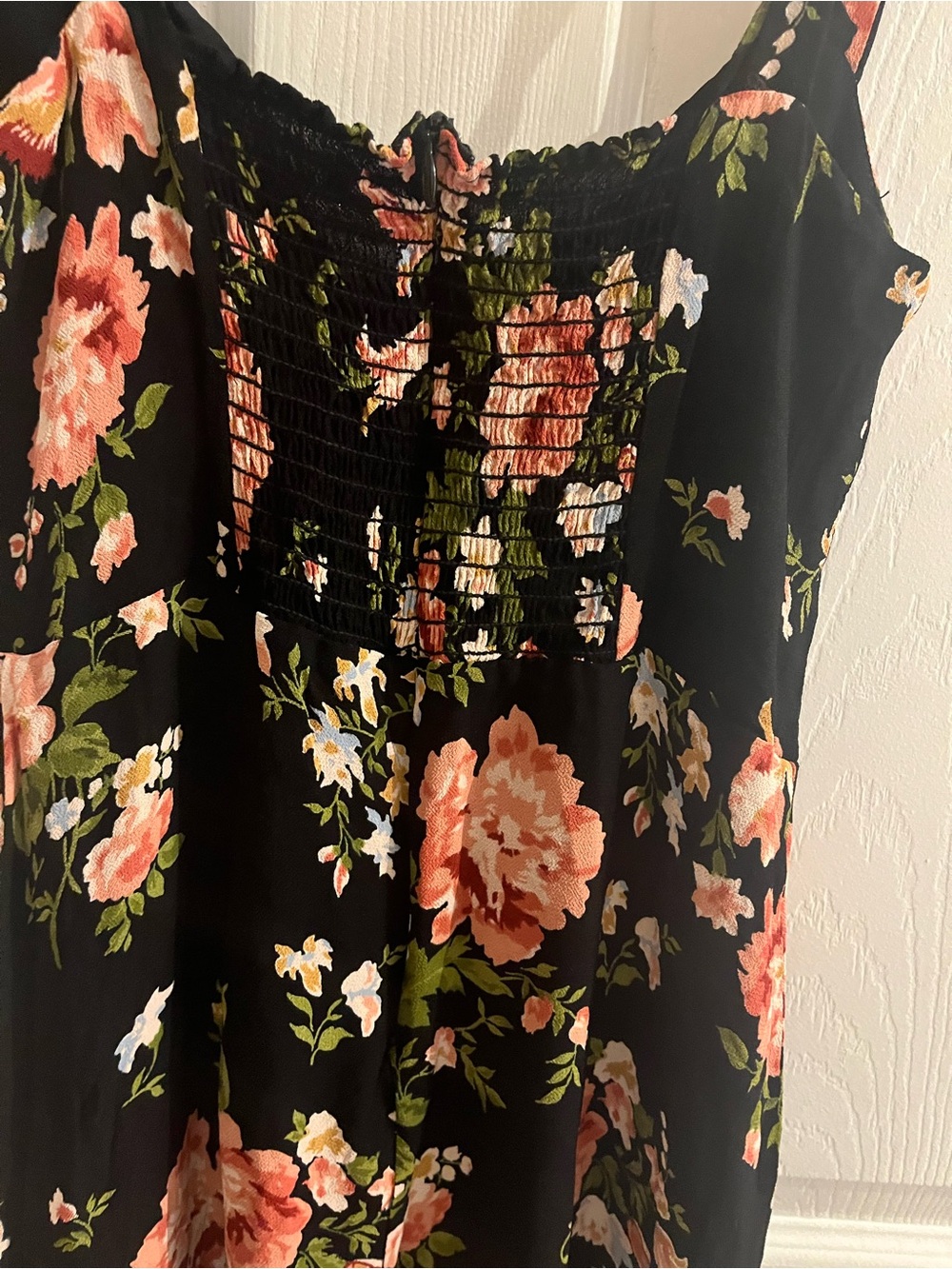 Reformation Midi Maxi Dress Nadira Black Rose Floral Wedding Guest size 2 - Picture 8 of 9